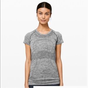 Lululemon Swiftly Tech Shirt Short Sleeves Heather Gray 14 #173